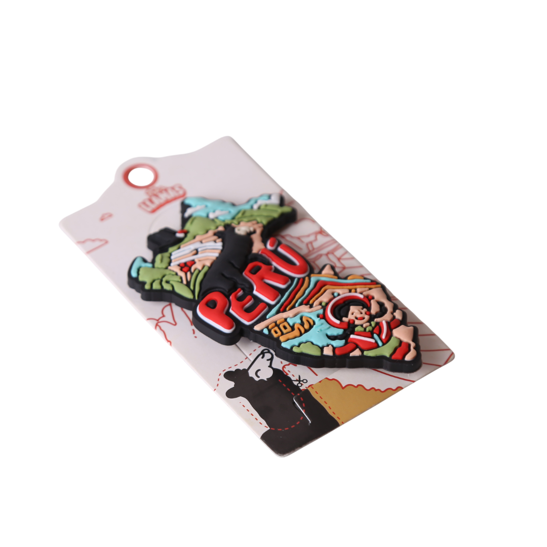 Magnético plástico Mapa peru