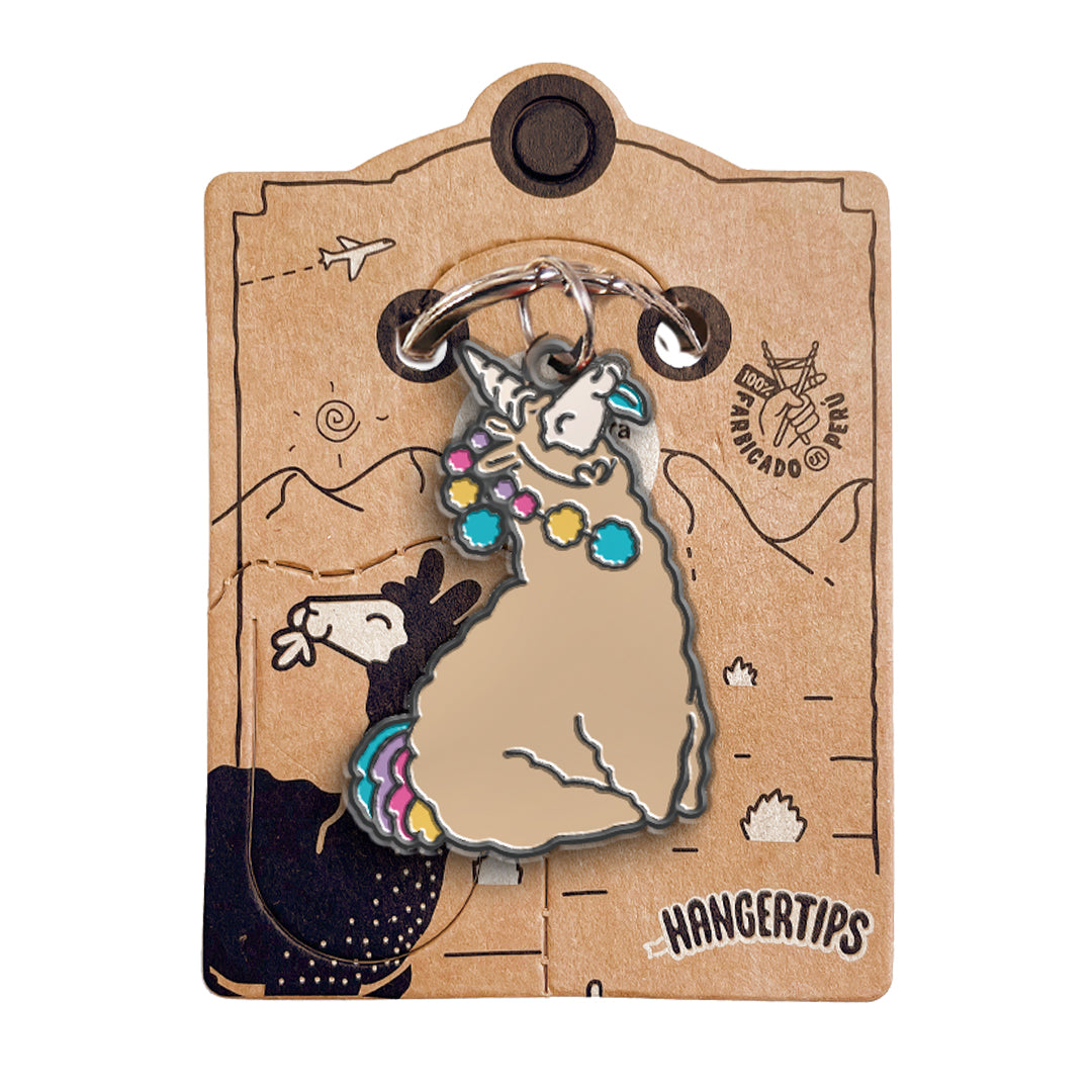 Llavero metal Llamacorn