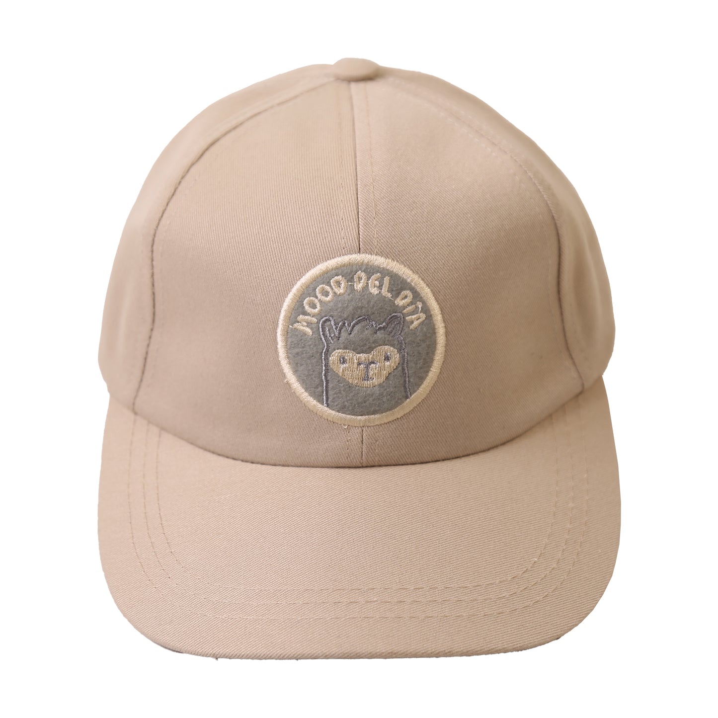 Gorra Chata Mi Mood Gris relleno Beige