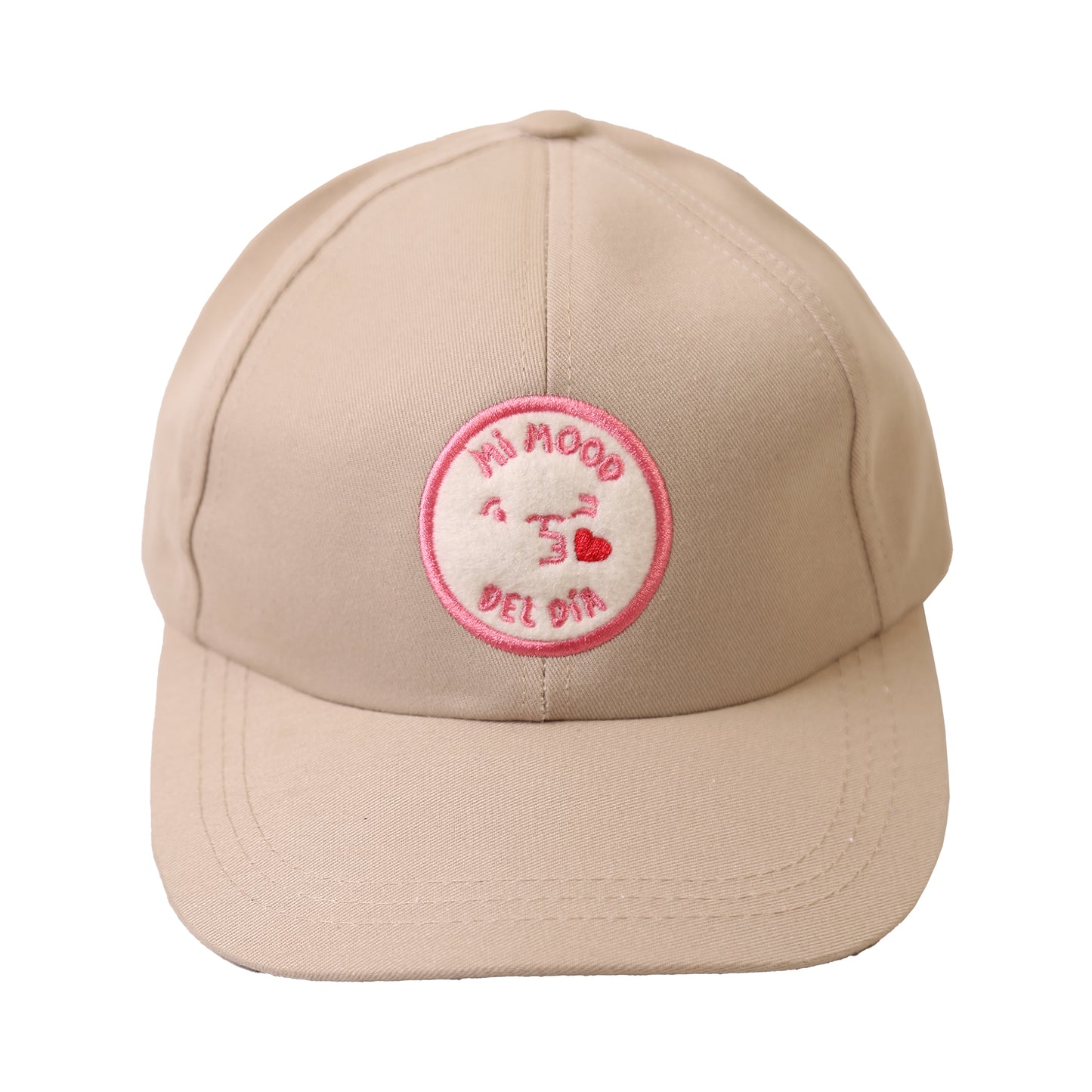 Gorra Chata Mi Mood Rosado Beige