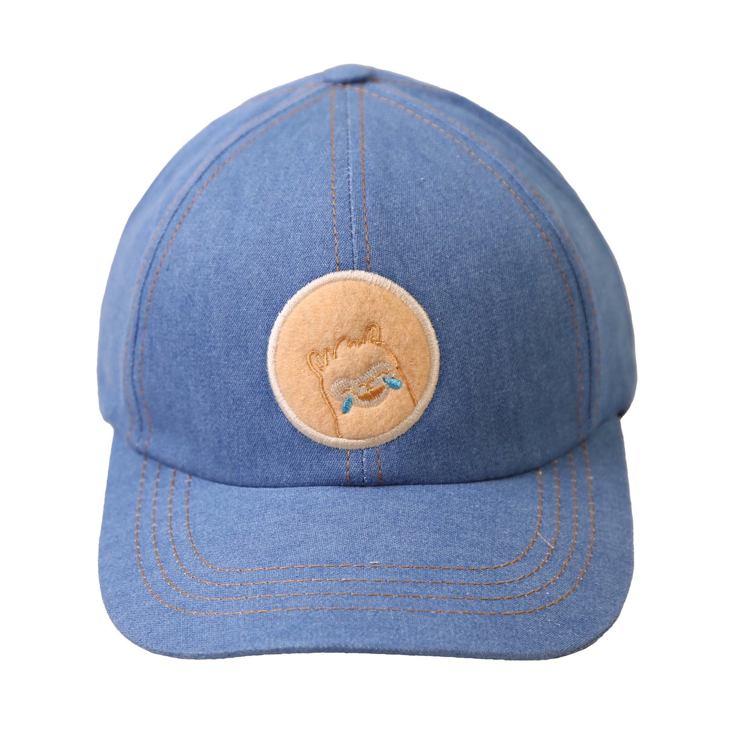 Gorra Chata Mi Mood Naranja relleno Jean