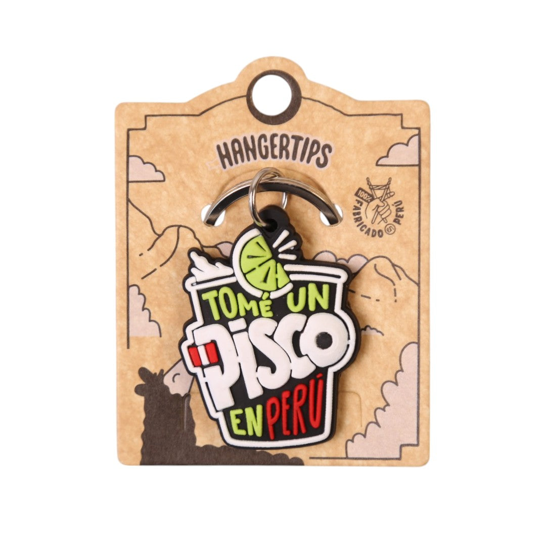 Llavero plástico Pisco