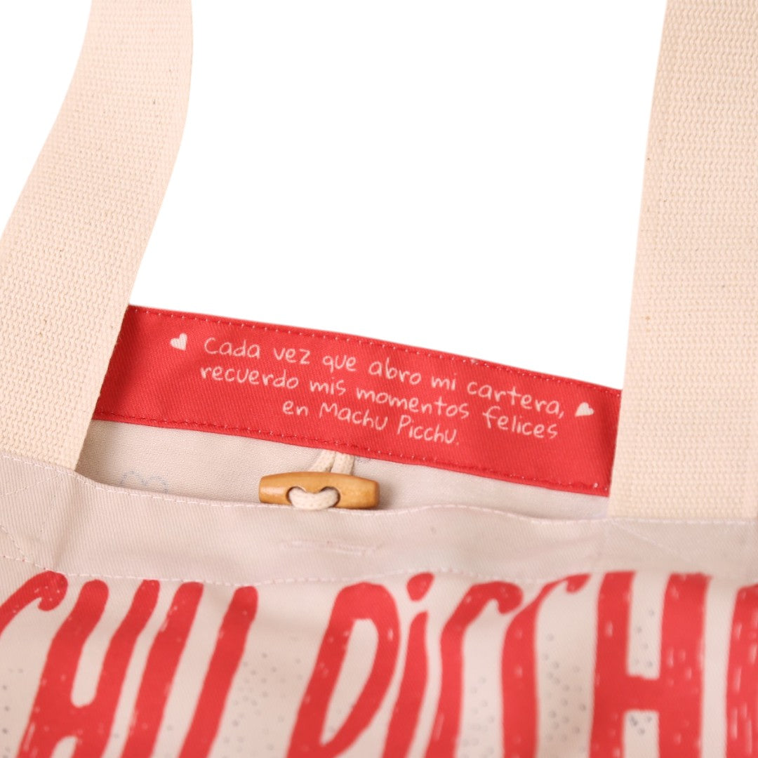 Cartera Machu Picchu Gris