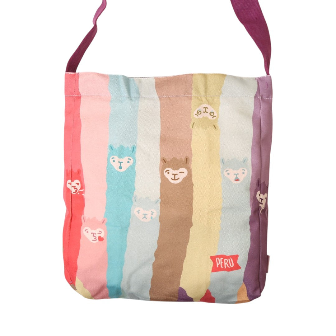 Cartera Chata Franjas