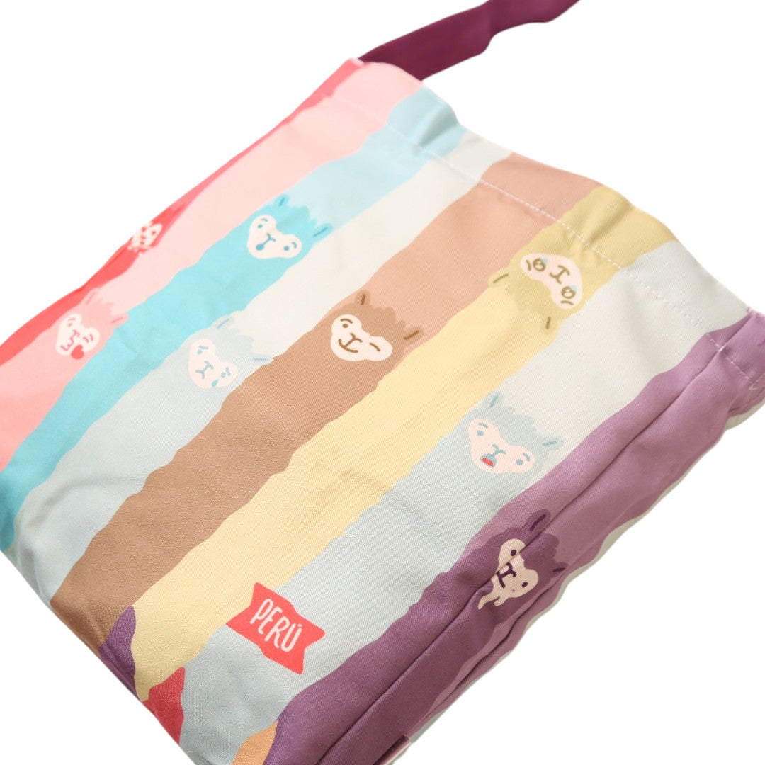 Cartera Chata Franjas
