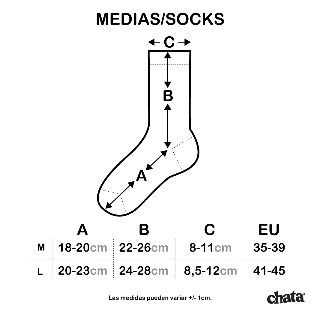 Medias Chata Juguito de odio