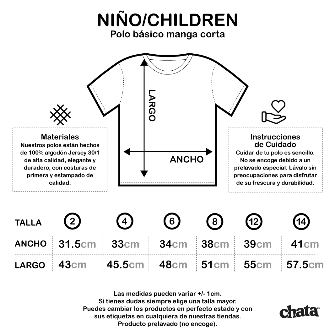 Polo niño Chata Mood