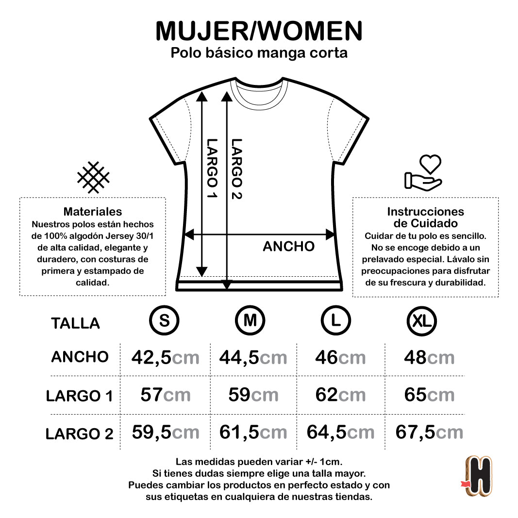 Polo mujer Kusi blanco
