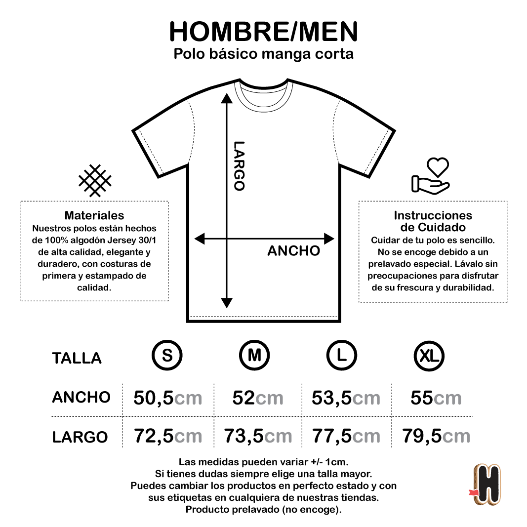 Polo hombre Cuy paz y amor