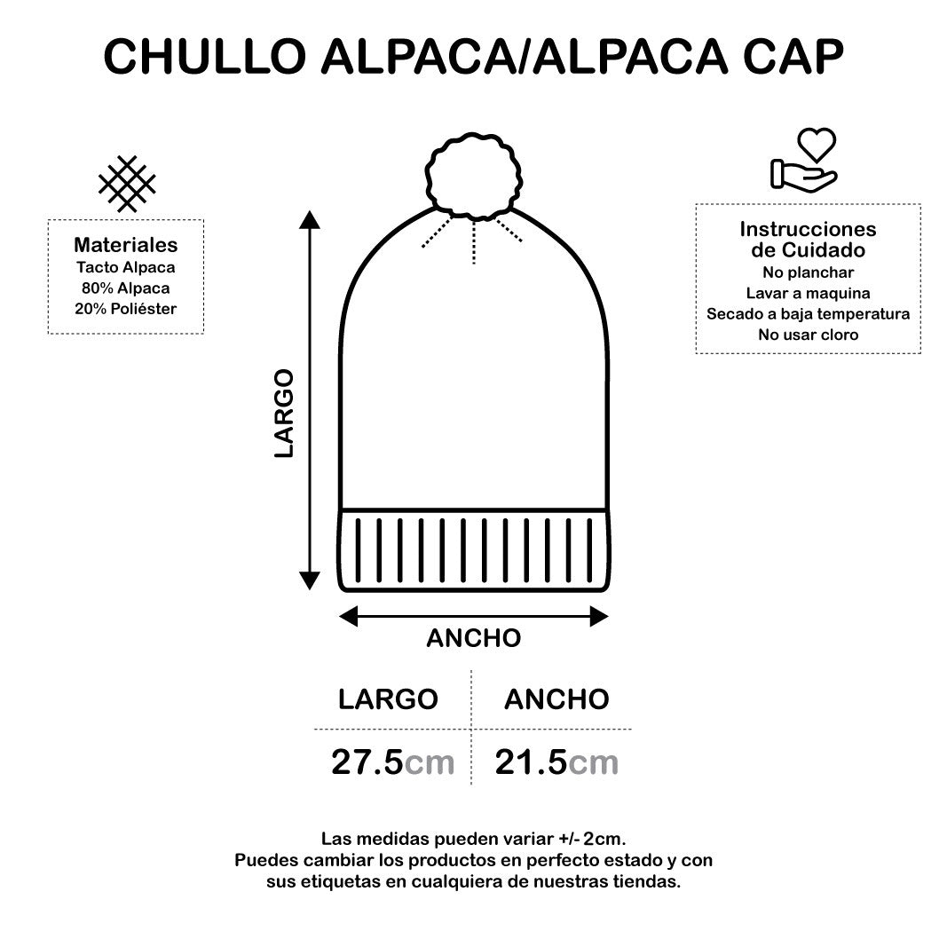 Chullo alpaca Churi gran