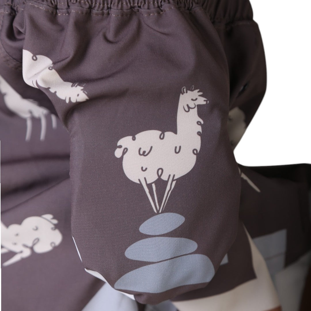 Ropa de Baño Churi zigzag tierra