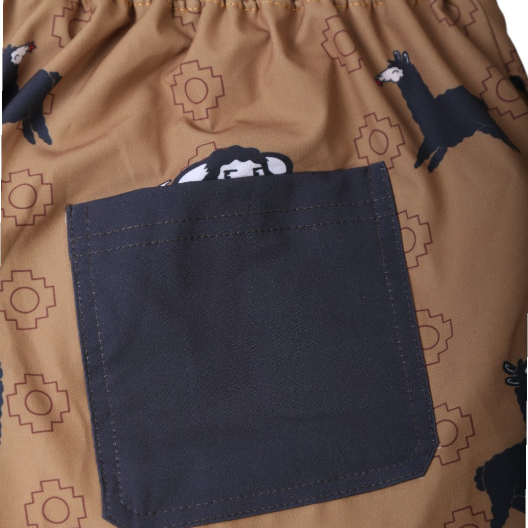 Ropa de Baño Kusi triángulos tierra