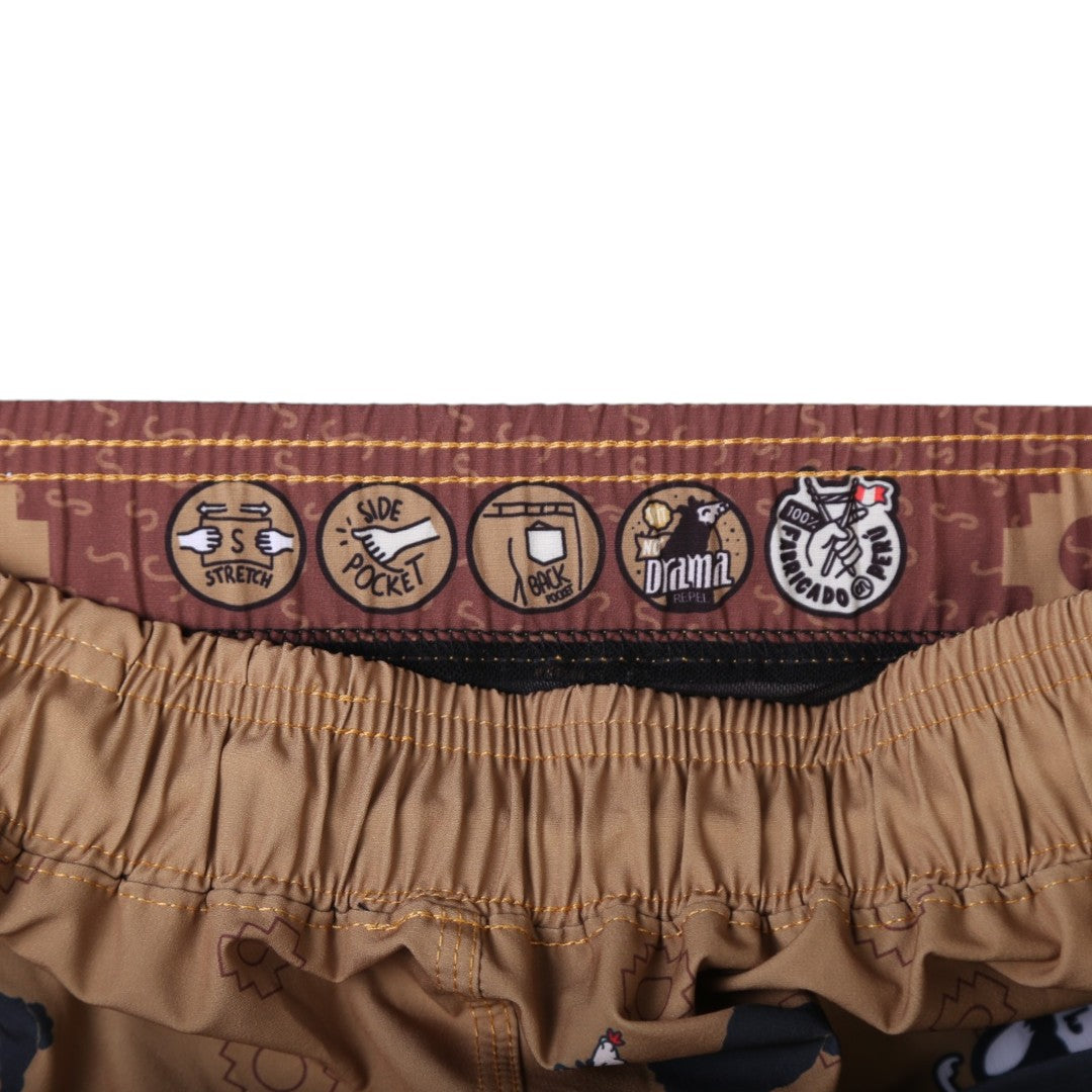 Ropa de Baño Kusi triángulos tierra