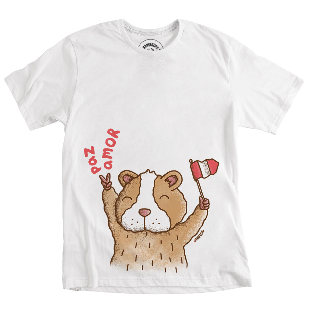 Polo hombre Cuy paz y amor