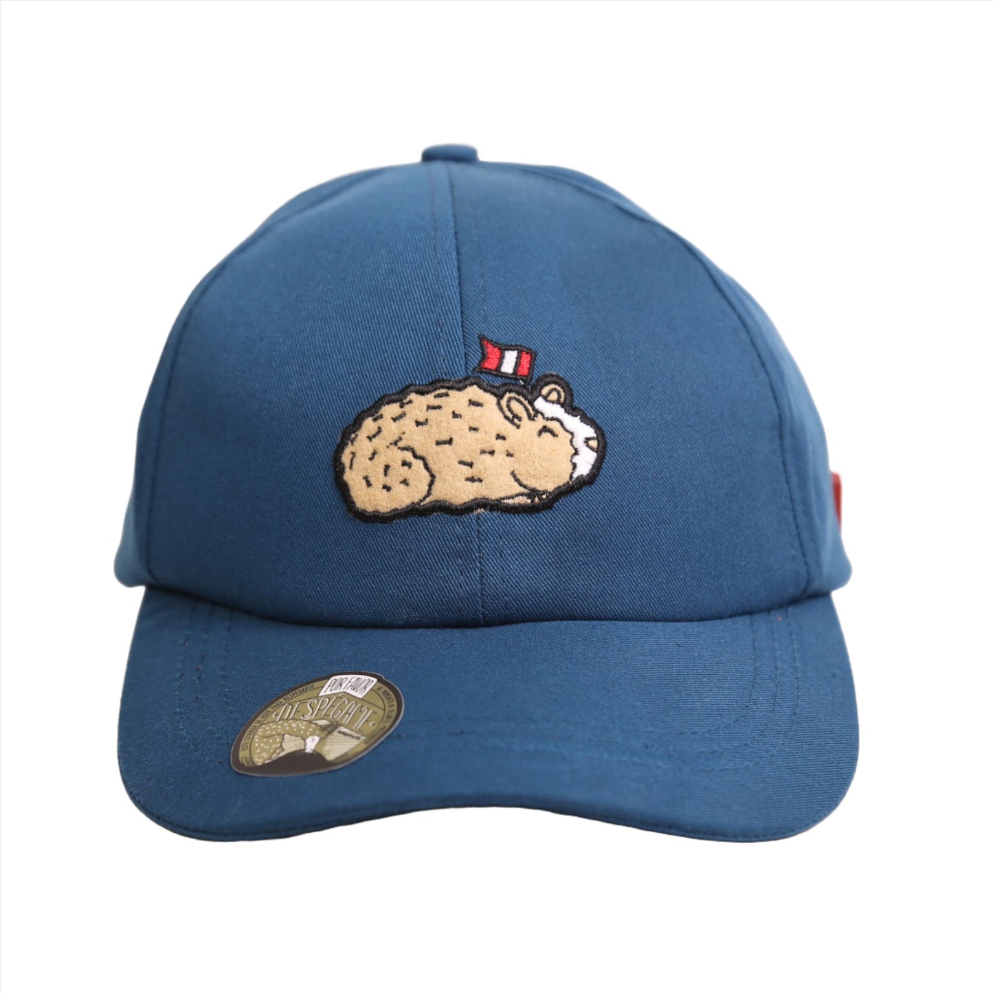 Gorra Cuy paz y amor azul marino