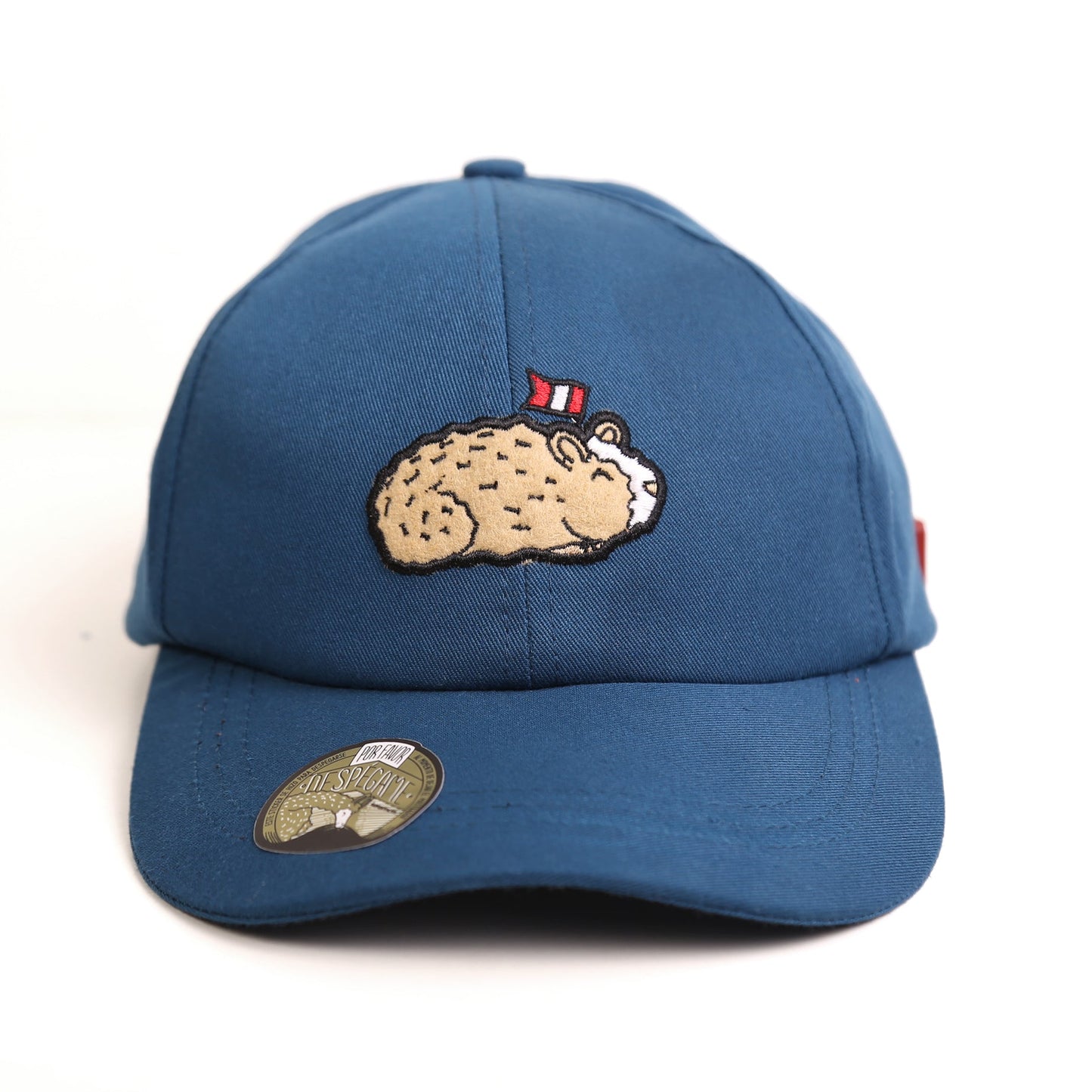 Gorra Cuy paz y amor beige