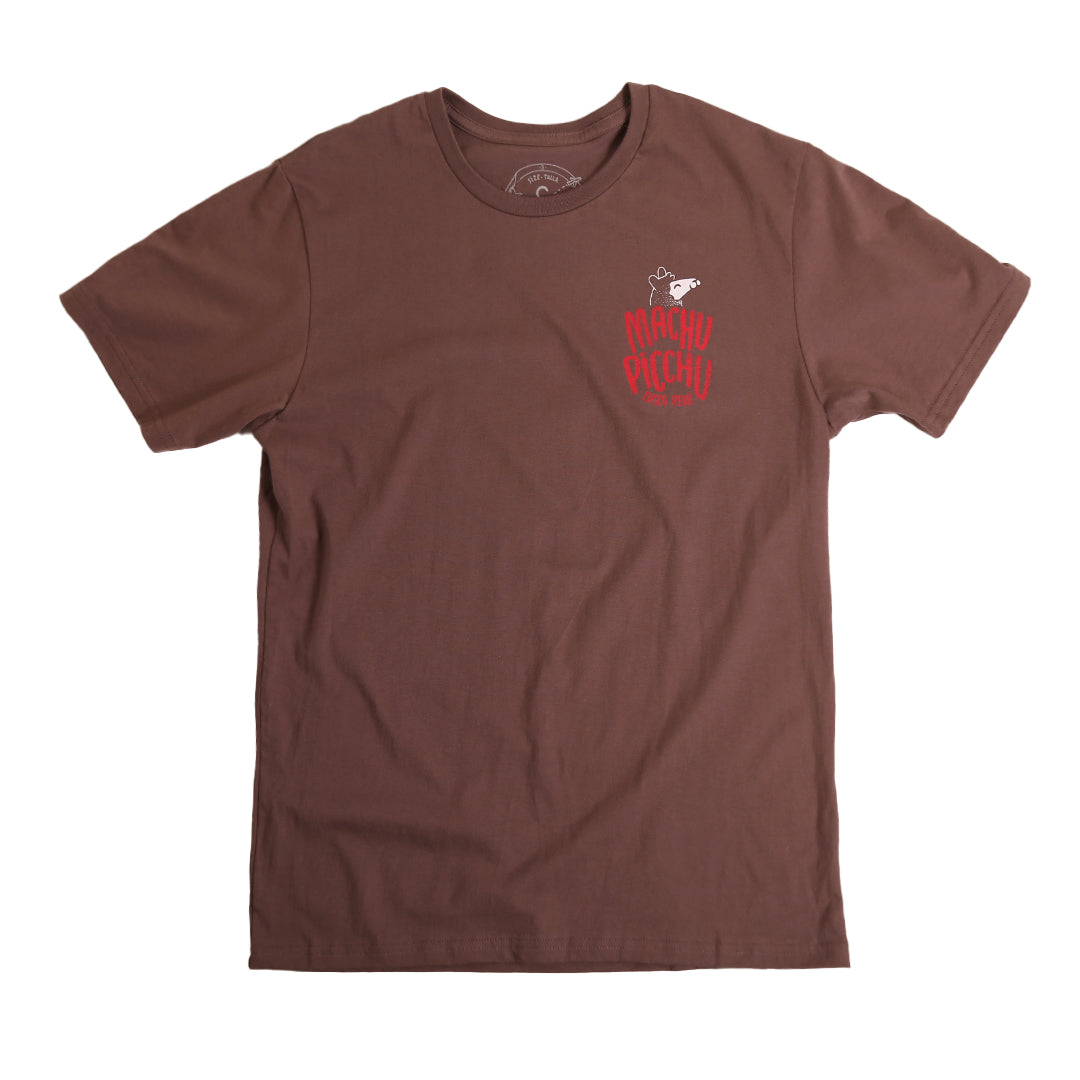 Polo hombre KusiMachu Espalda blanco
