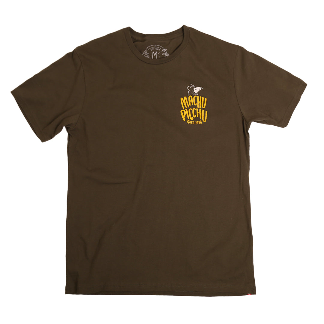 Polo hombre KusiMachu Espalda melange