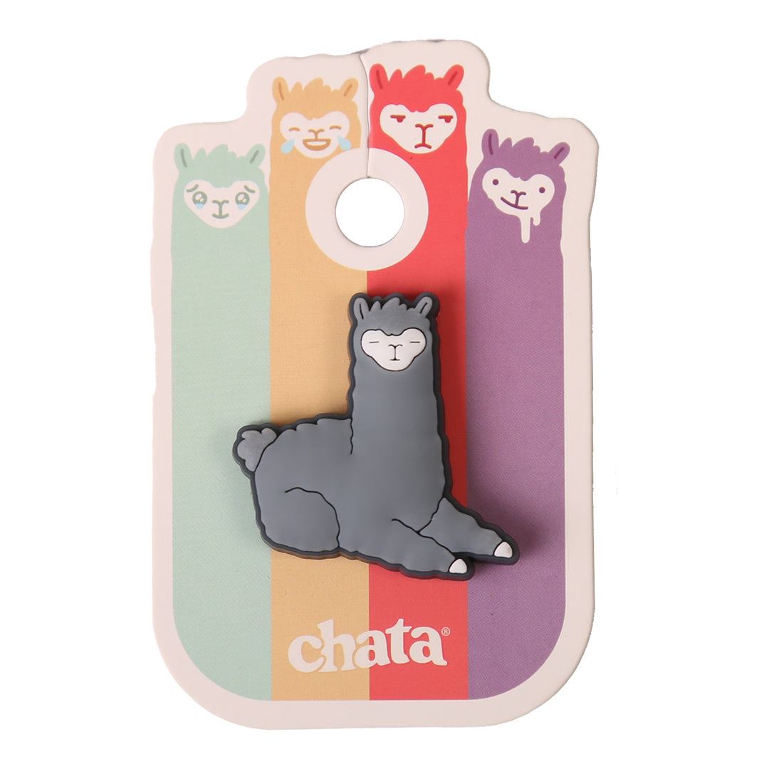 Pin plástico Chata Gris