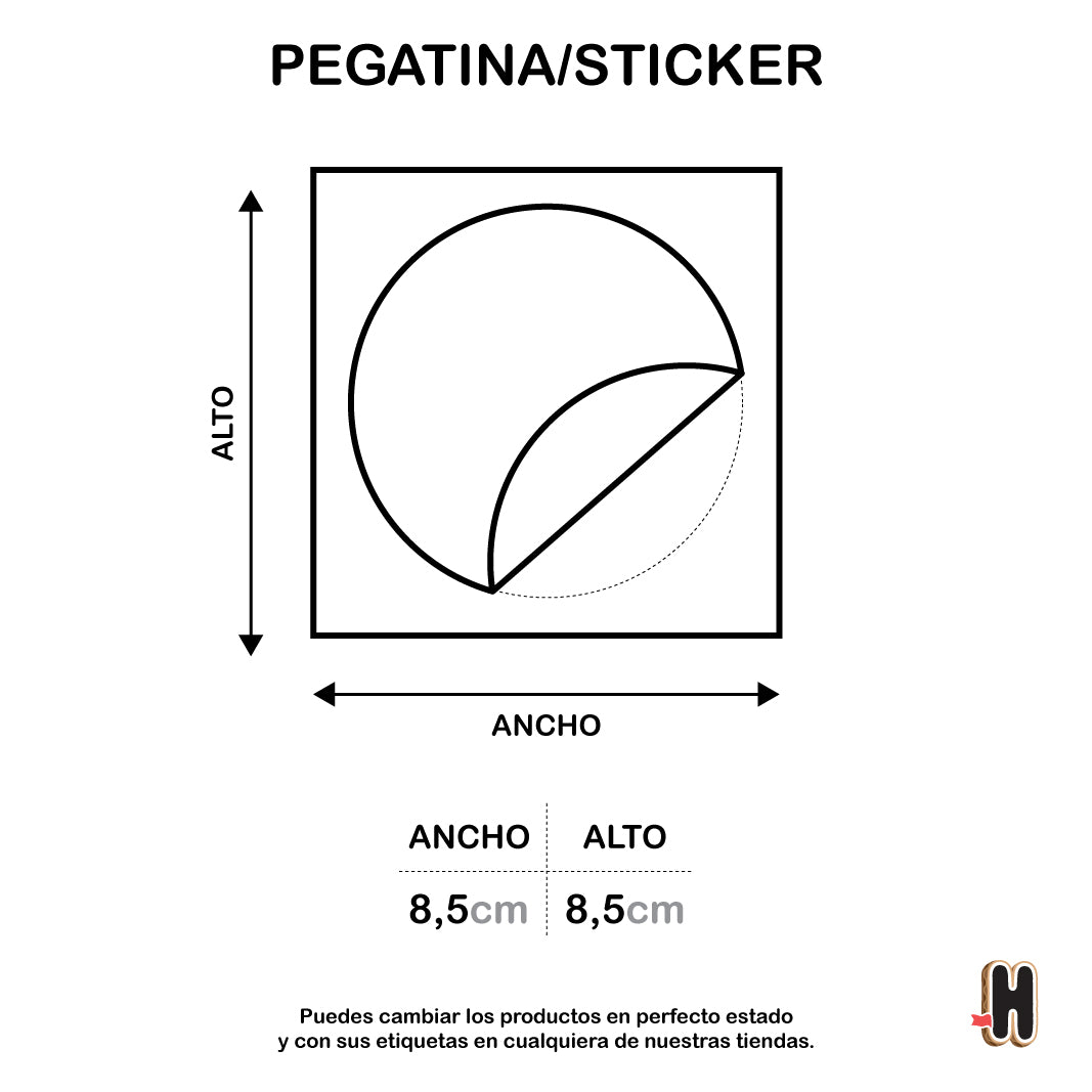 Set de 5 stickers Chata