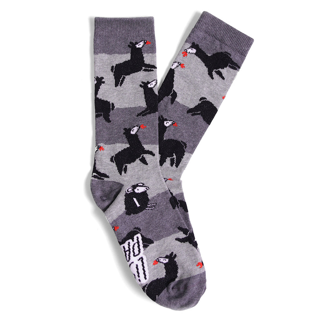 Medias listones rojos