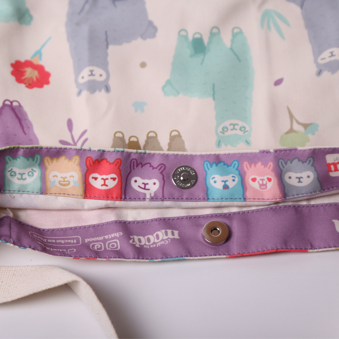 Cartera Chata Pastel