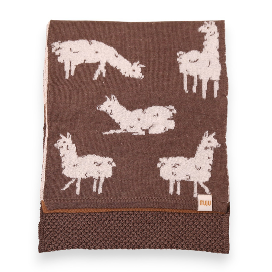 Bufanda alpaca Asiy zigzag