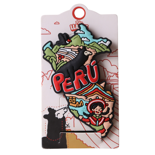 Magnético plástico Mapa peru