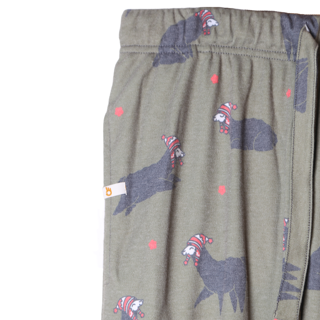 Pantalón pijama Verde