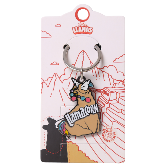 Llavero metal Llamacorn