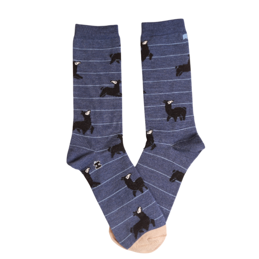 Medias Kusi Mosaico Azul