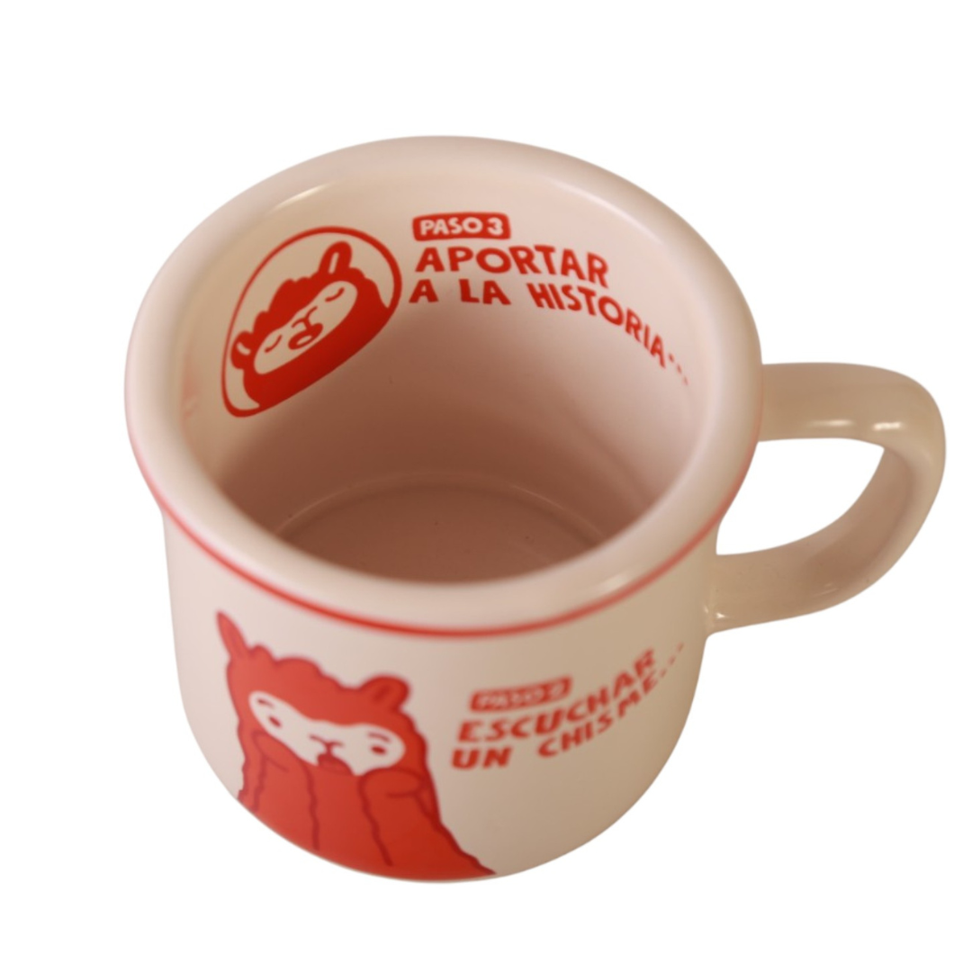 Taza Chata Roja Chisme