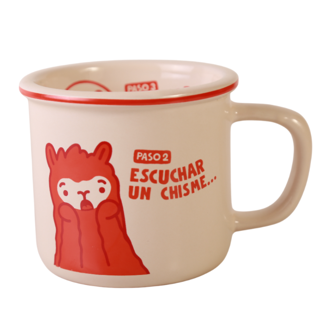 Taza Chata Roja Chisme