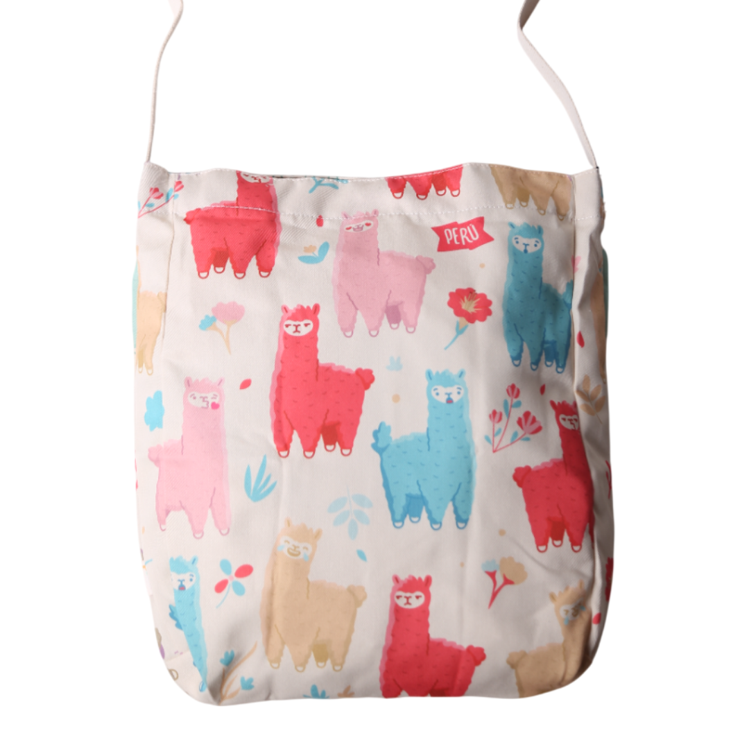 Cartera Chata Pastel