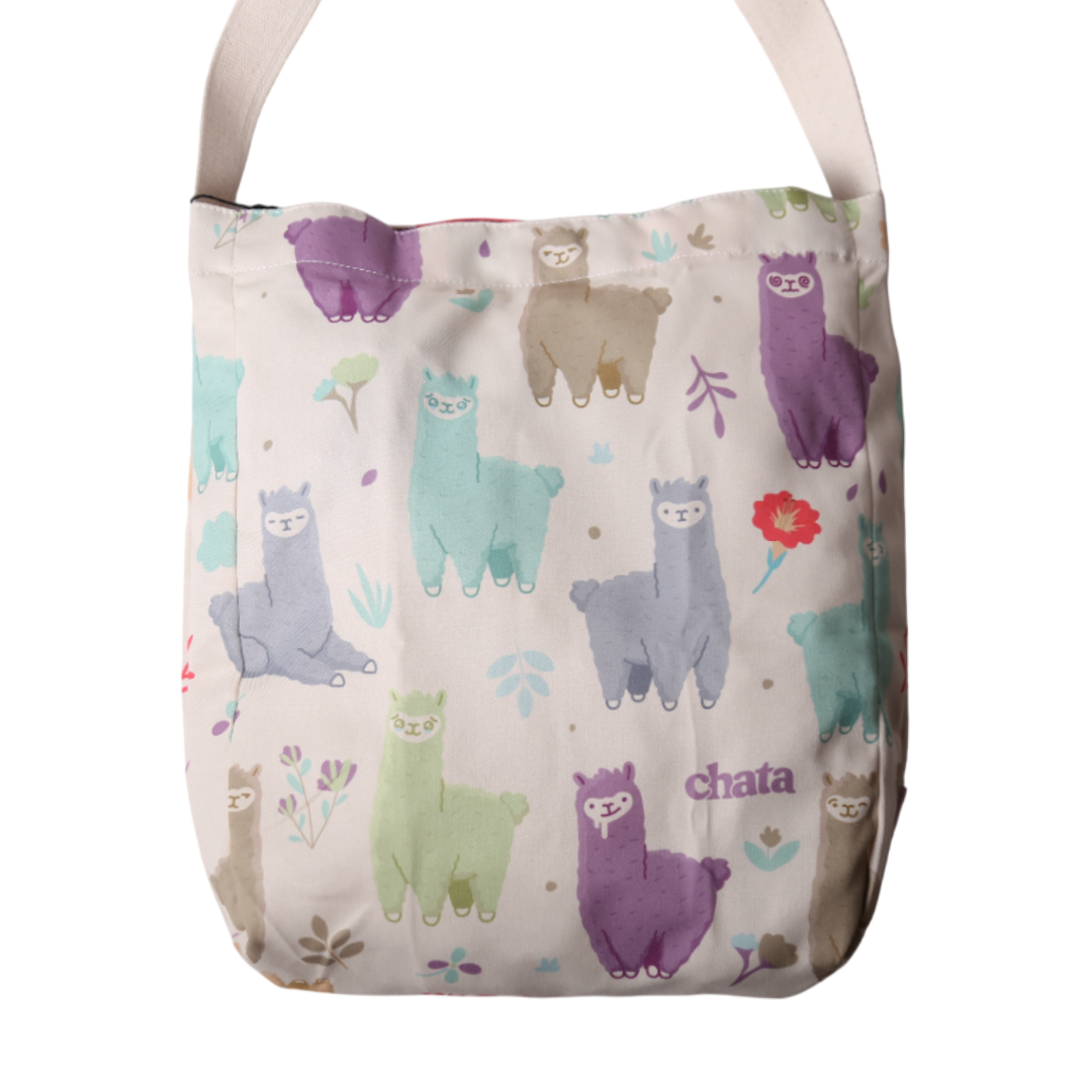 Cartera Chata Pastel