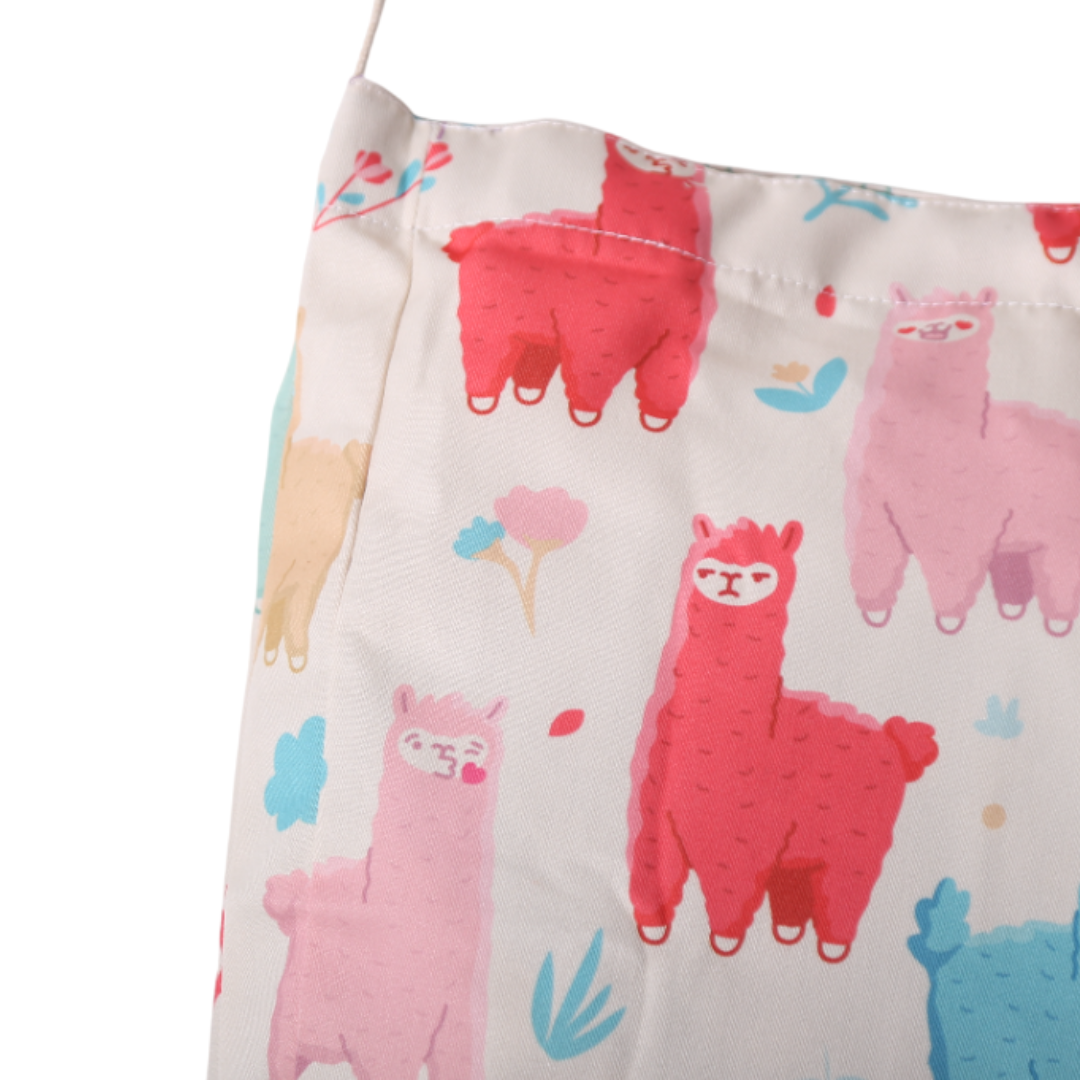 Cartera Chata Pastel