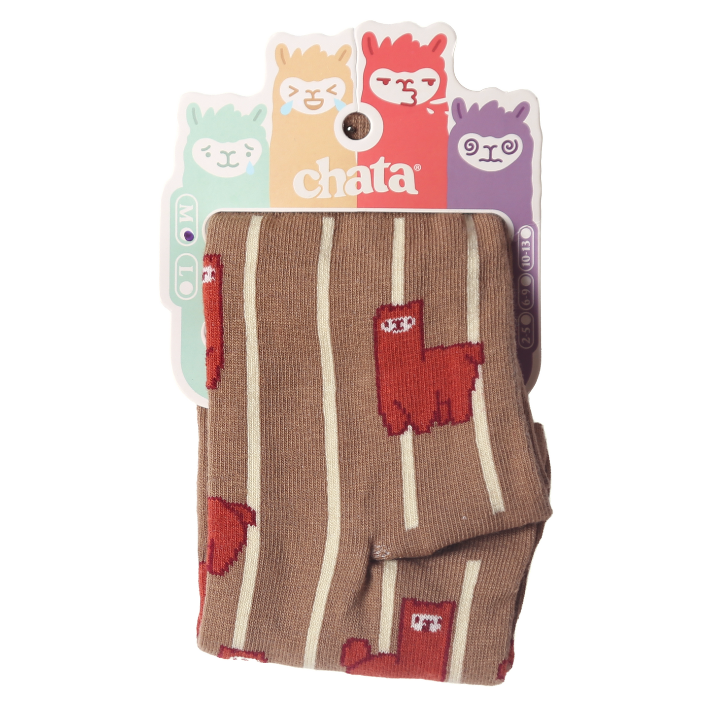 Medias Crew Mosaico Marron