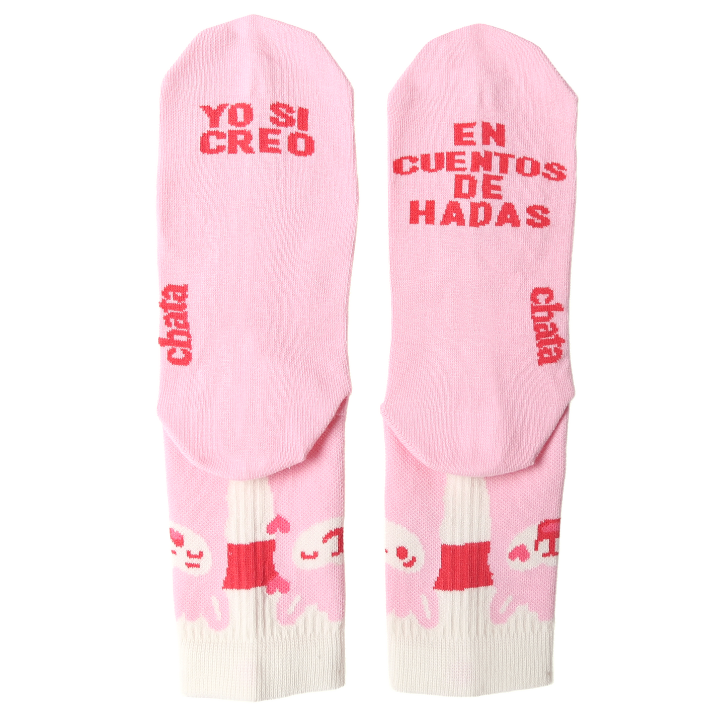 Medias Crew Gran Rosa