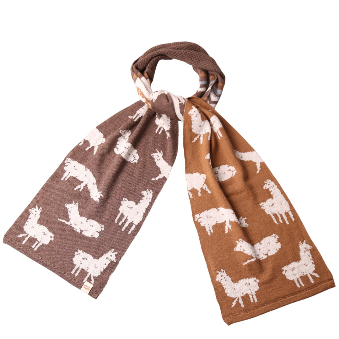 Bufanda alpaca Asiy zigzag