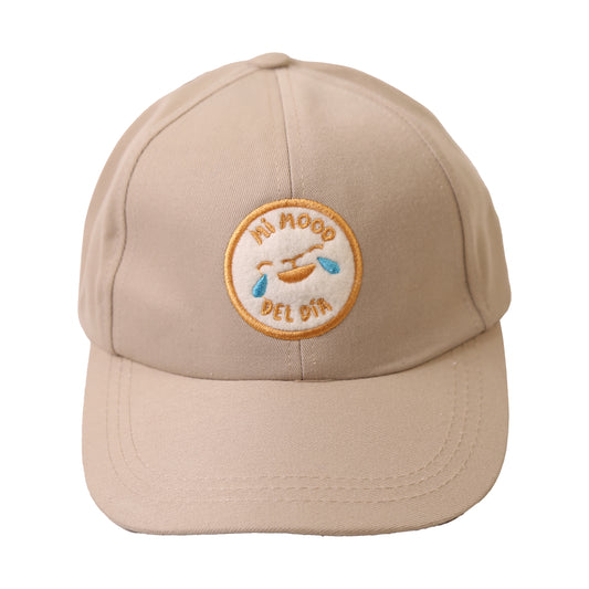 Gorra Chata Mi Mood Naranja Beige