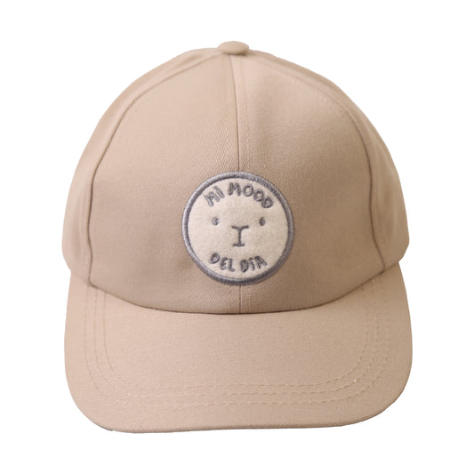 Gorra Chata Mi Mood Gris Beige