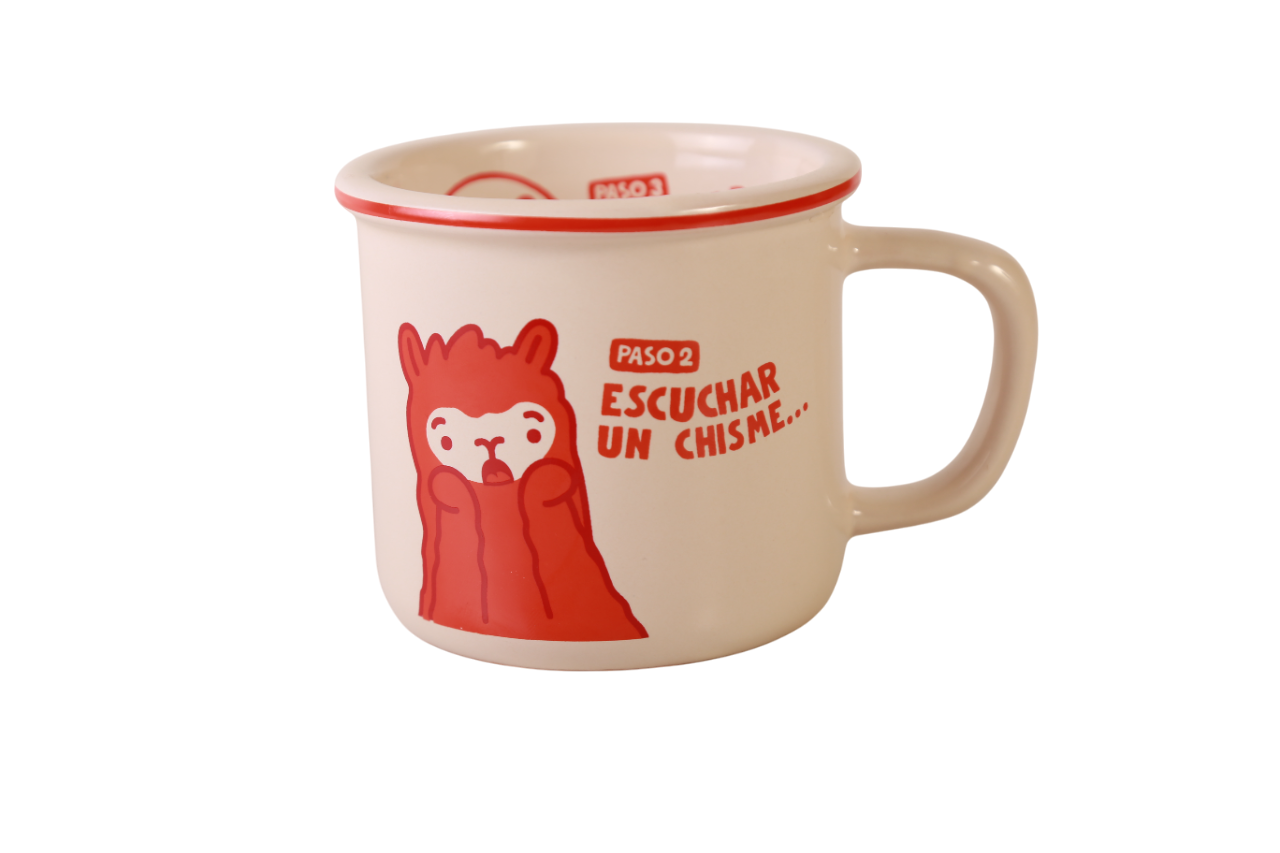 Taza Chata Roja Chisme