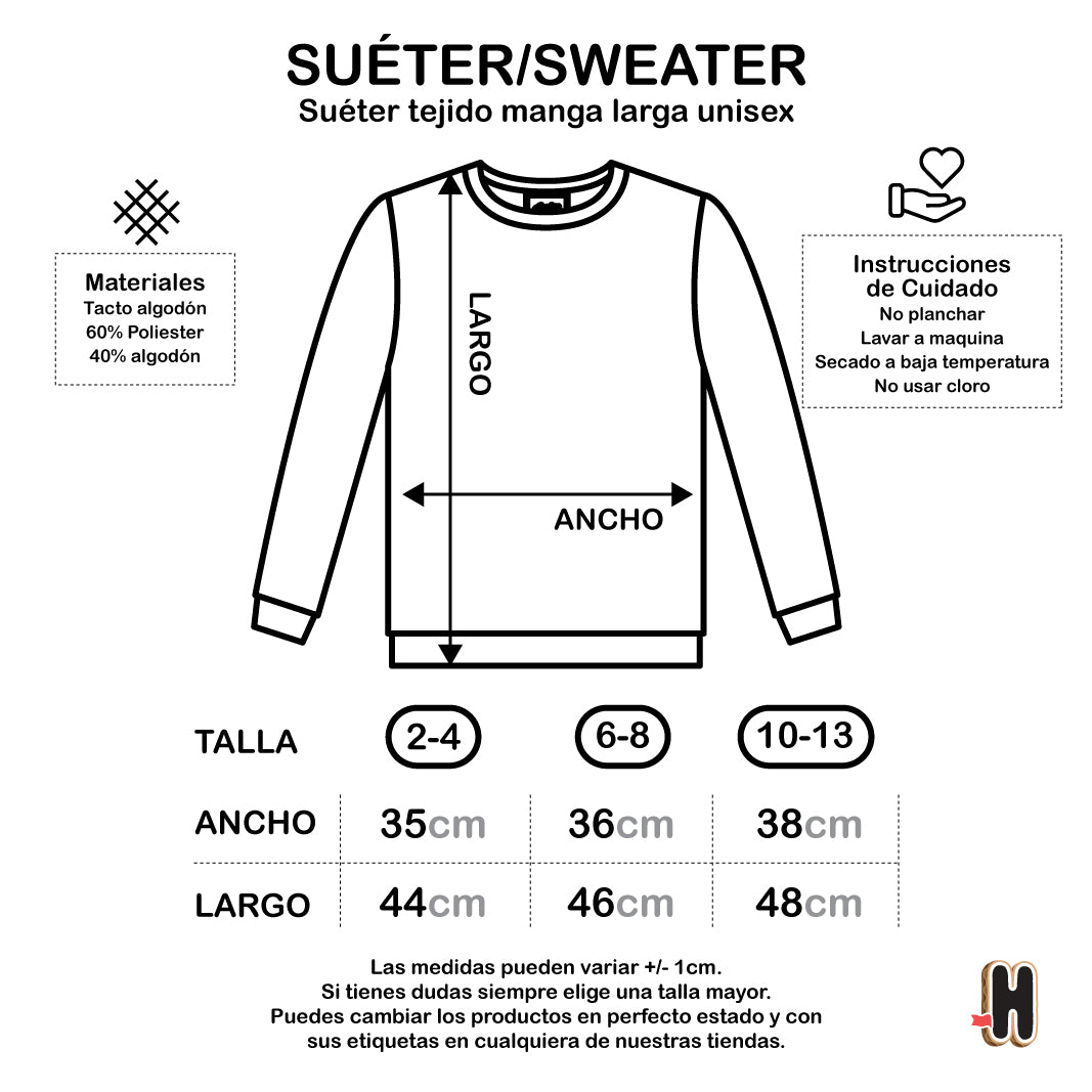 Suéter niño Kusi crema