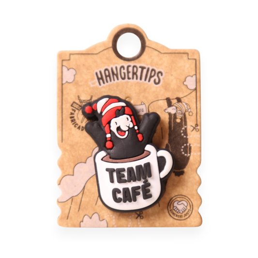 Pin plástico Café