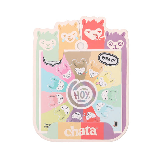 Set de 5 stickers Chata