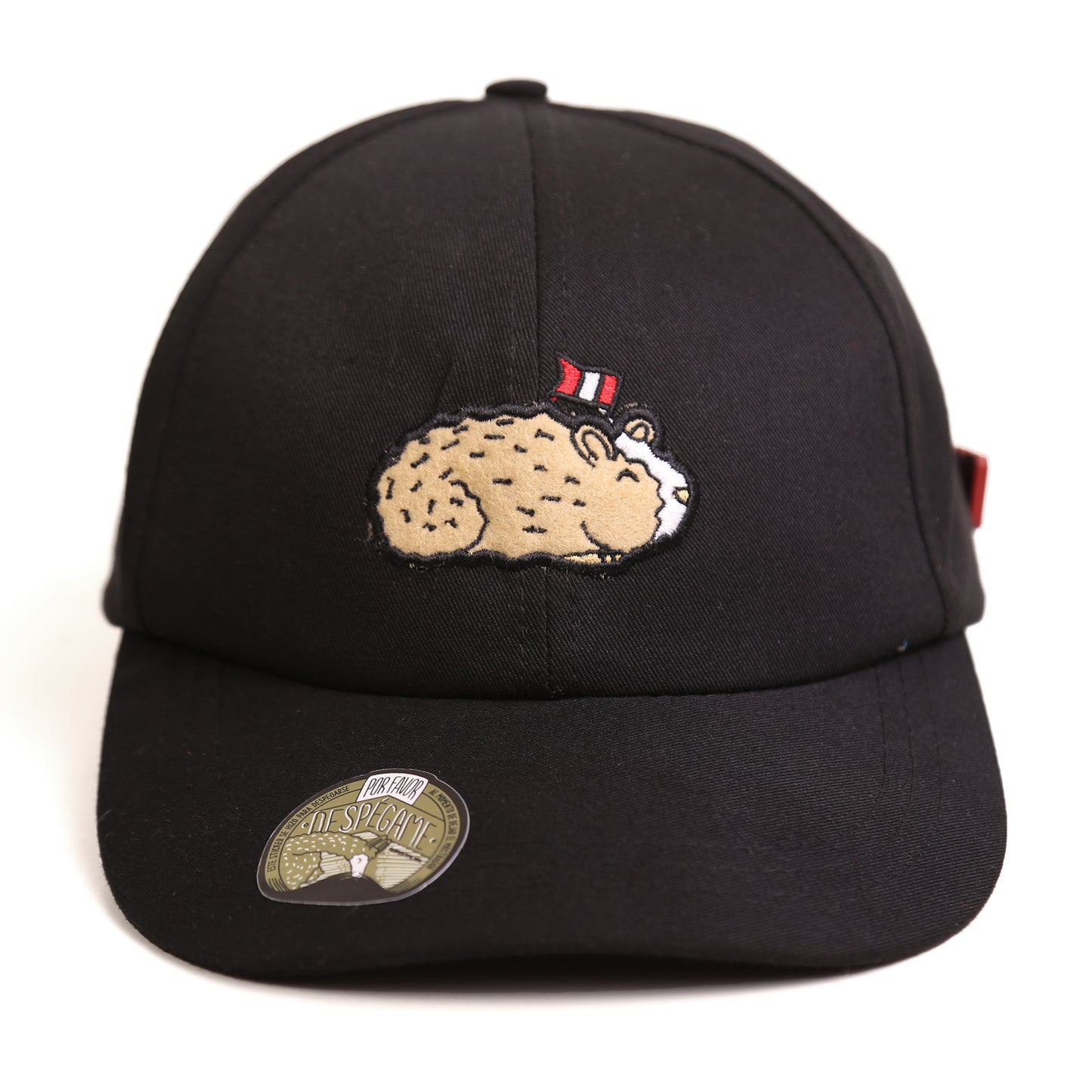 Gorra Cuy paz y amor negro