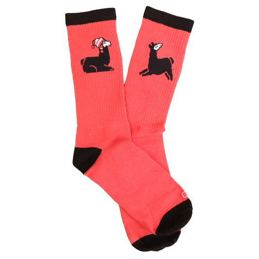 Medias acanaladas Kusi roja