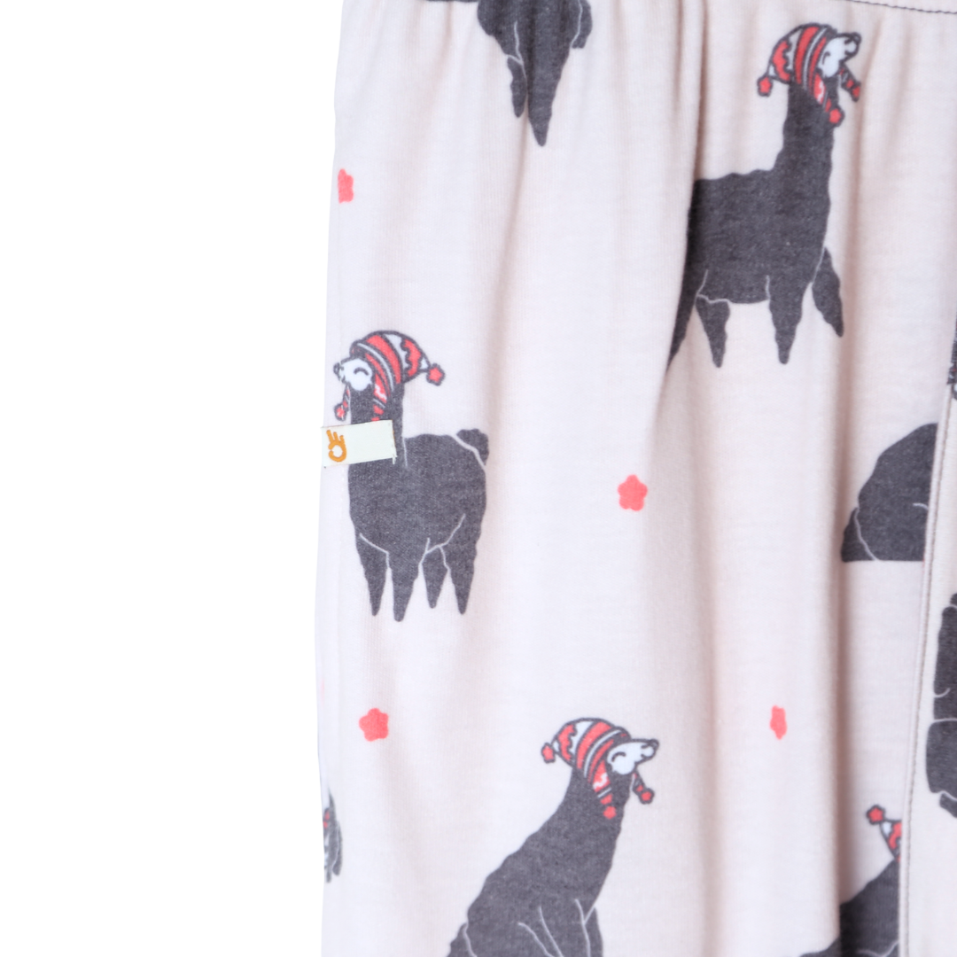 Pantalón pijama Crema