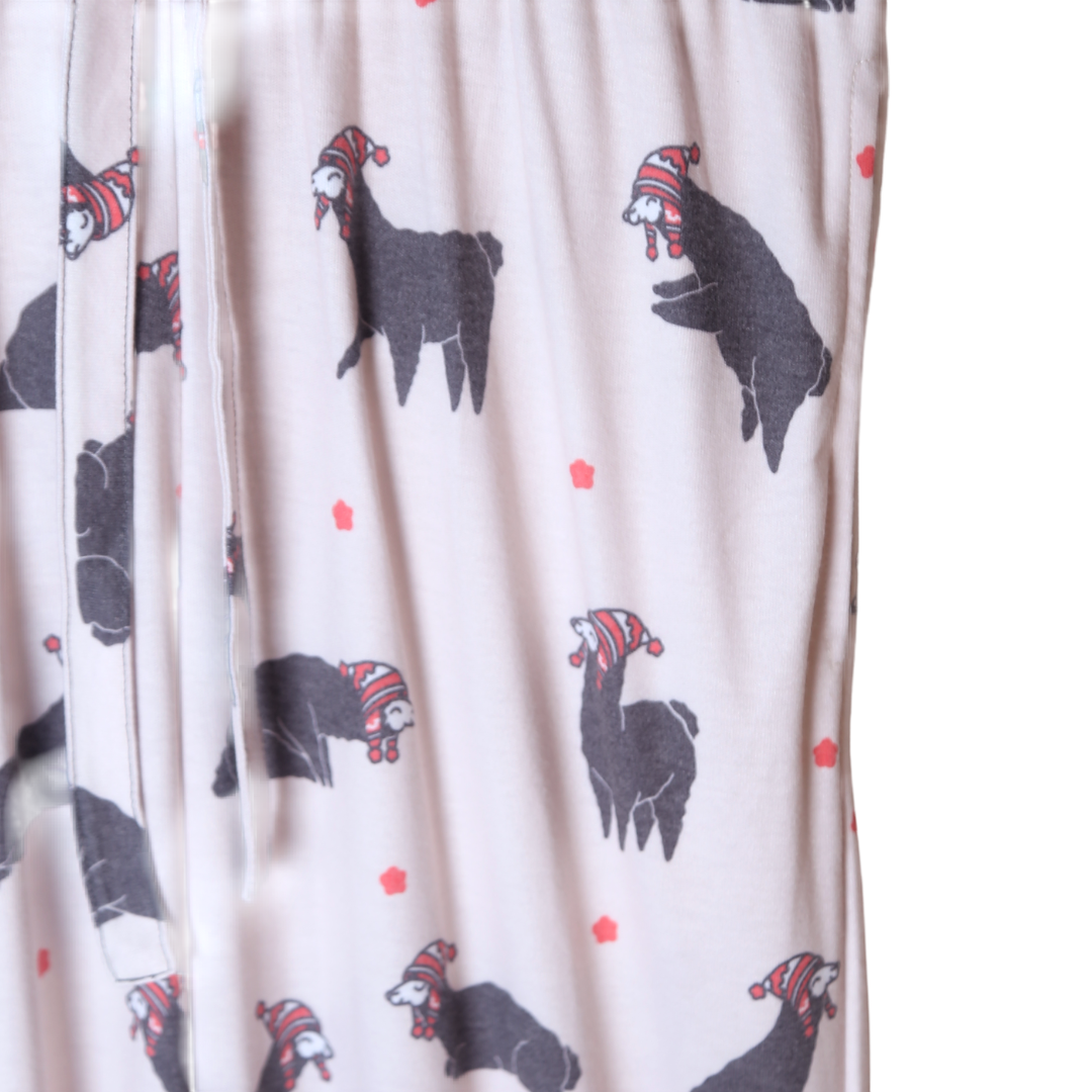 Pantalón pijama Crema