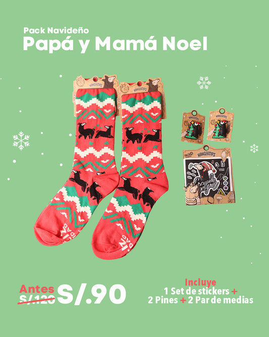 Pack Navideño Papá Noel y Mamá Noel